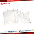 Bolsas de cremallera de plástico transparentes